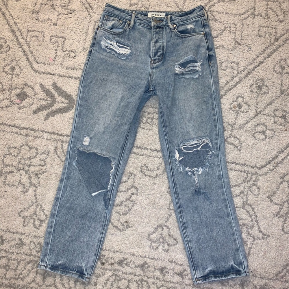ripped pacsun mom jeans